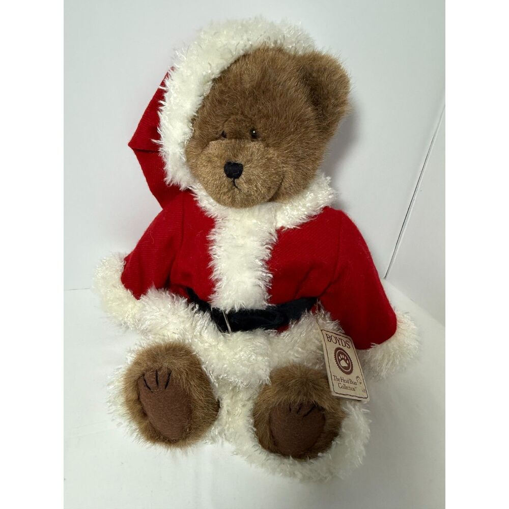 Vintage Boyds Santa Bear, Mr. Kringle,  Head Bean Collection Style #904211 16" *
